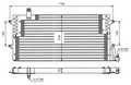Радиатор кондиционера VW Passat 4 9396